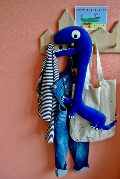 Combi deal knuffels blauwe dino