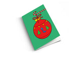 Set kerstkaarten 12 stuks + 12 gekleurde enveloppen