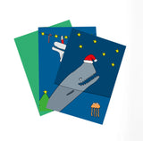 Set kerstkaarten 12 stuks + 12 gekleurde enveloppen