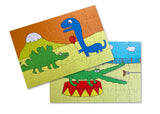 Puzzel dedinosaurus - 2 stuks in doos